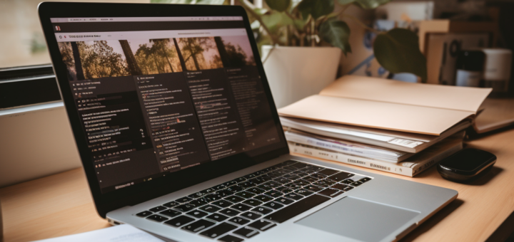 4_a_minimalistic_image_of_a_laptop_on_d55b4129-fd40-4df7-a6e9-138e2b1ee560